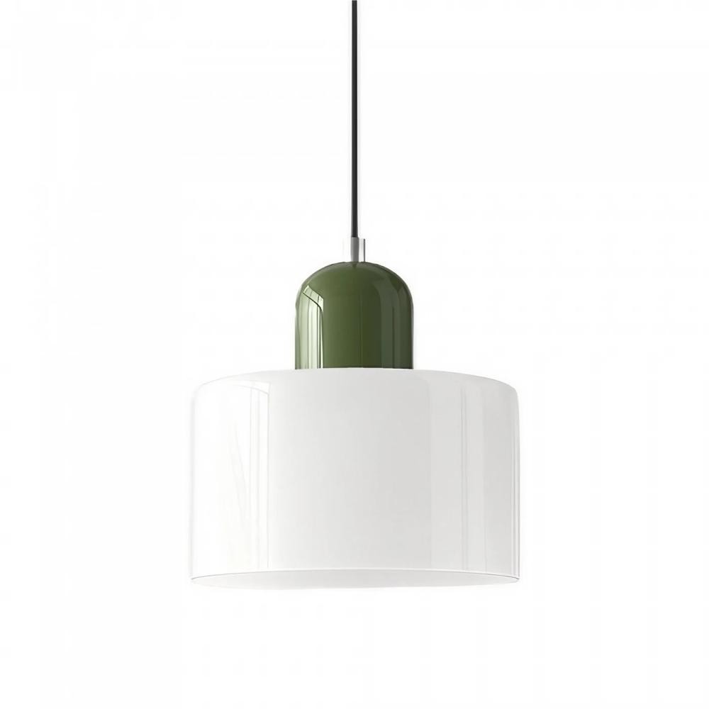 Morandi Cylinder Stained Glass Pendant Light KL17