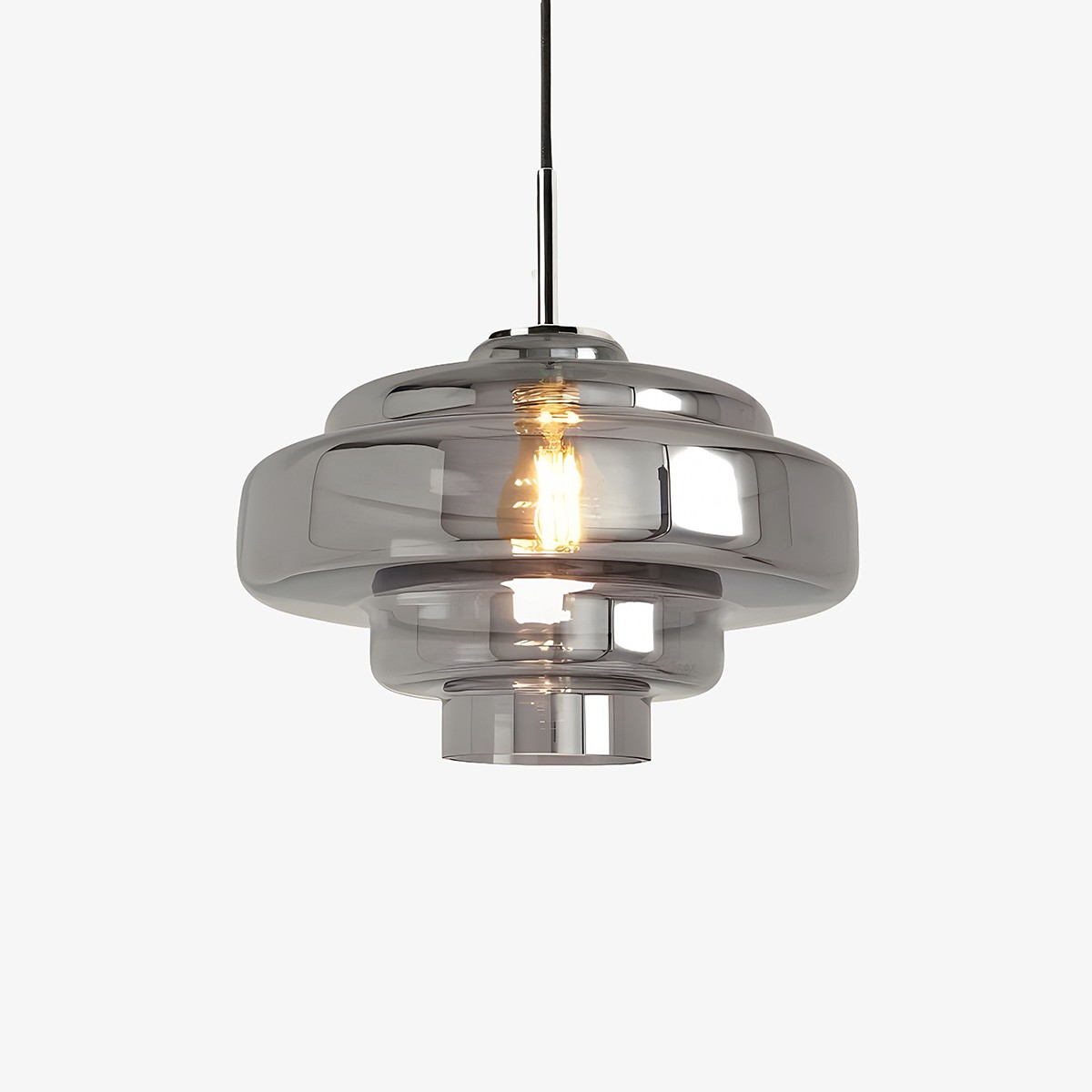 Modern Bauhaus Elegant Glass Effect Pendant Light KL1100