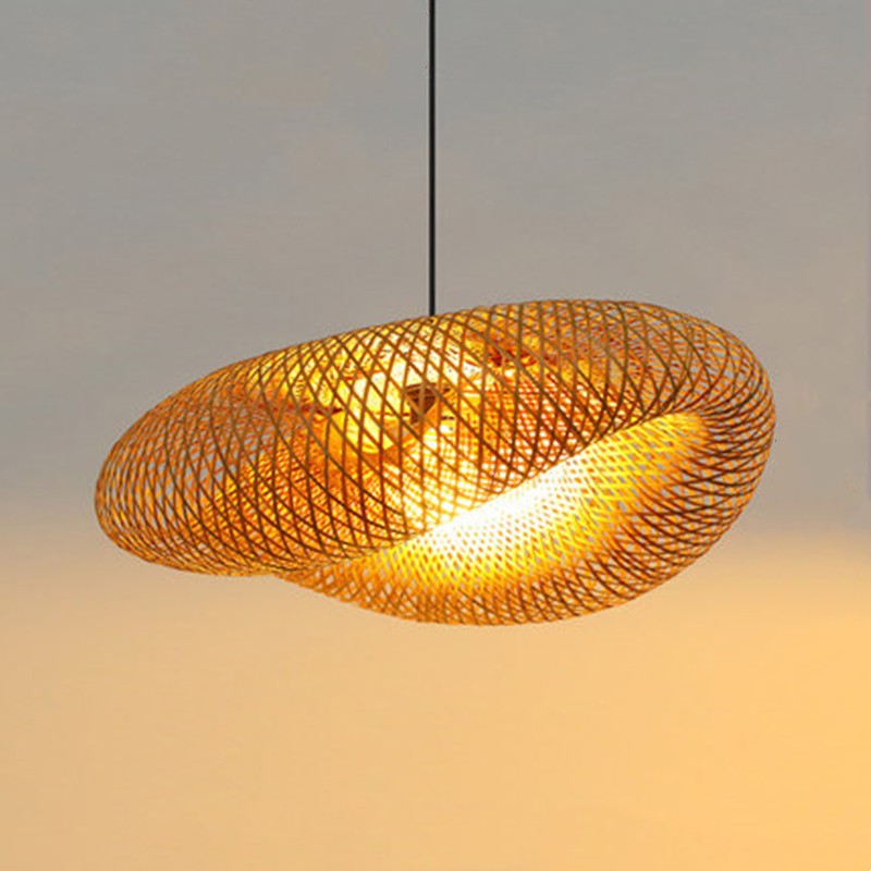 Tea Room Zen Woven Lampshade Pendant Light