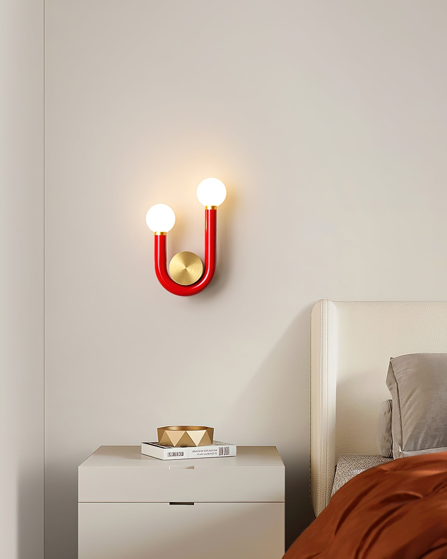 Creative U Shaped Double Head Wall Lamp KL684