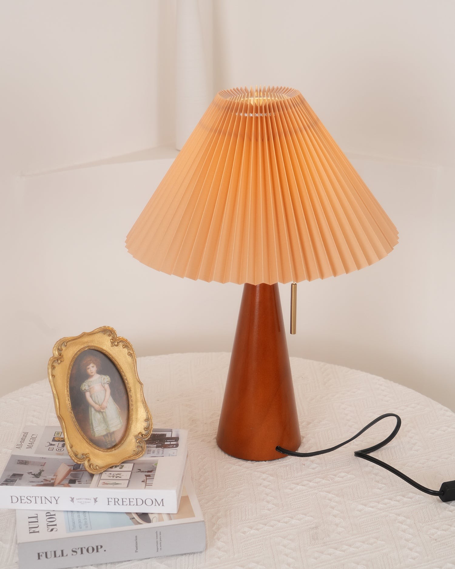 Fashion Vintage Wood Table Lamp KL420