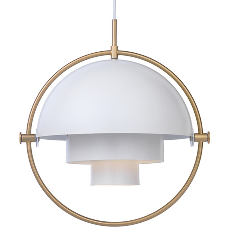 Multi-Lite Pendant Light - Layered Metal Pendant Lamp For Kitchen Island