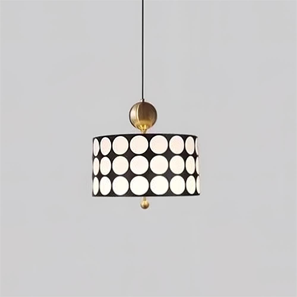 Graphic Checkered Pendant Light - Retro Chic Style for Dining Room and Kitchen Island KL341