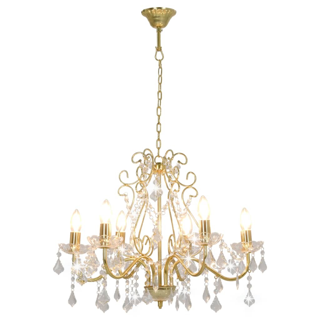Vintage Beaded Chandelier