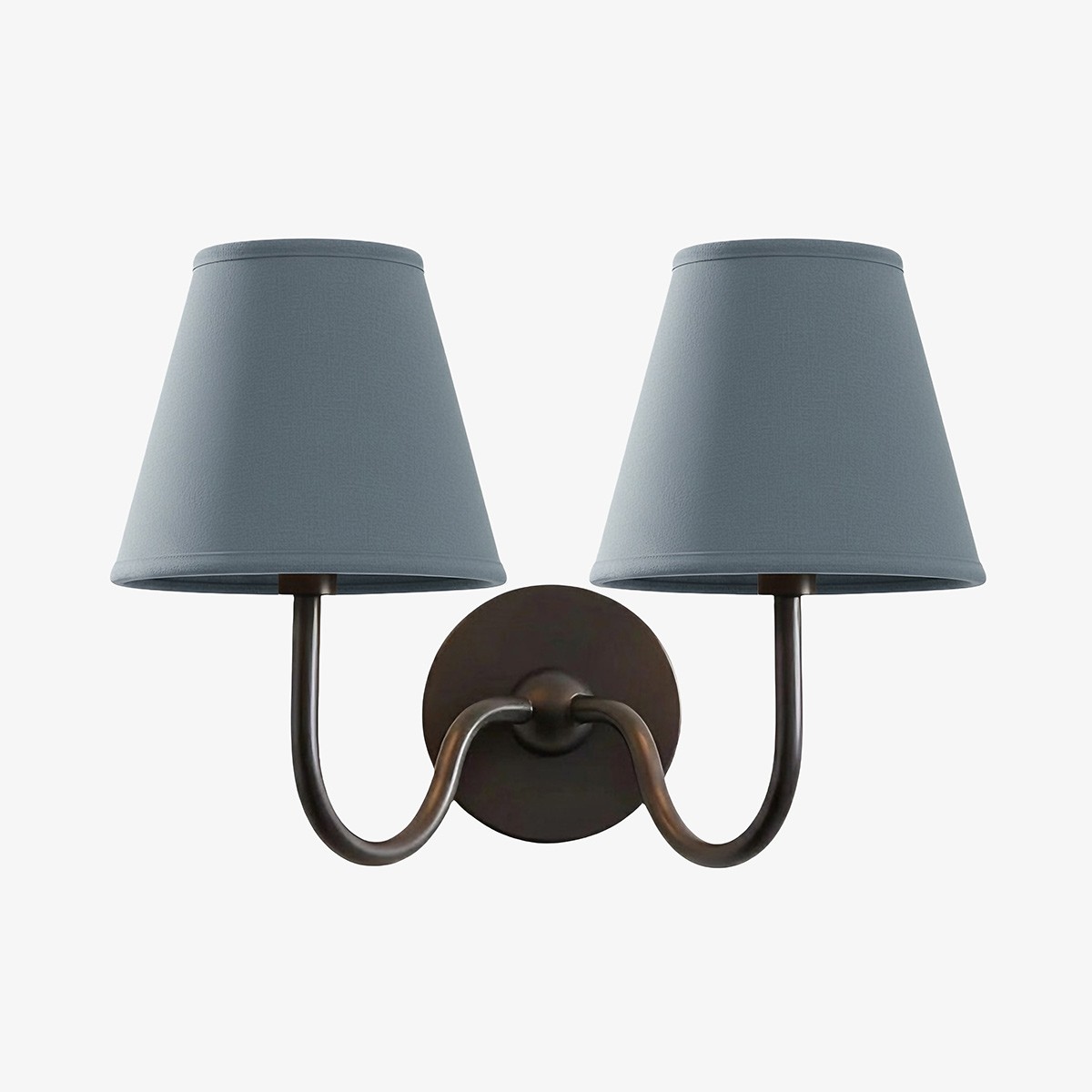 Luvora Vintage Pleated Shade Wall Lamp - Refined Linen Sconce For Bathroom or Corridor KL1272