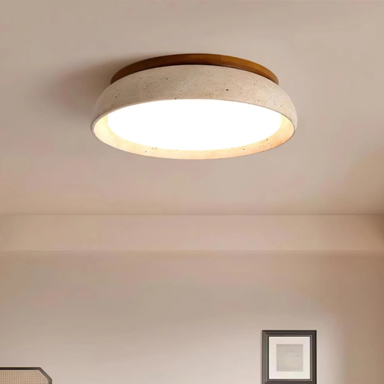 Modern Scandinavian Travertine Ceiling Light KL1556