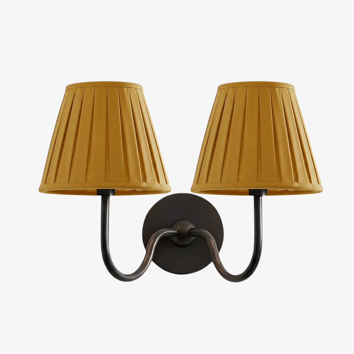 Luvora Vintage Pleated Shade Wall Lamp - Refined Linen Sconce For Bathroom or Corridor KL1272