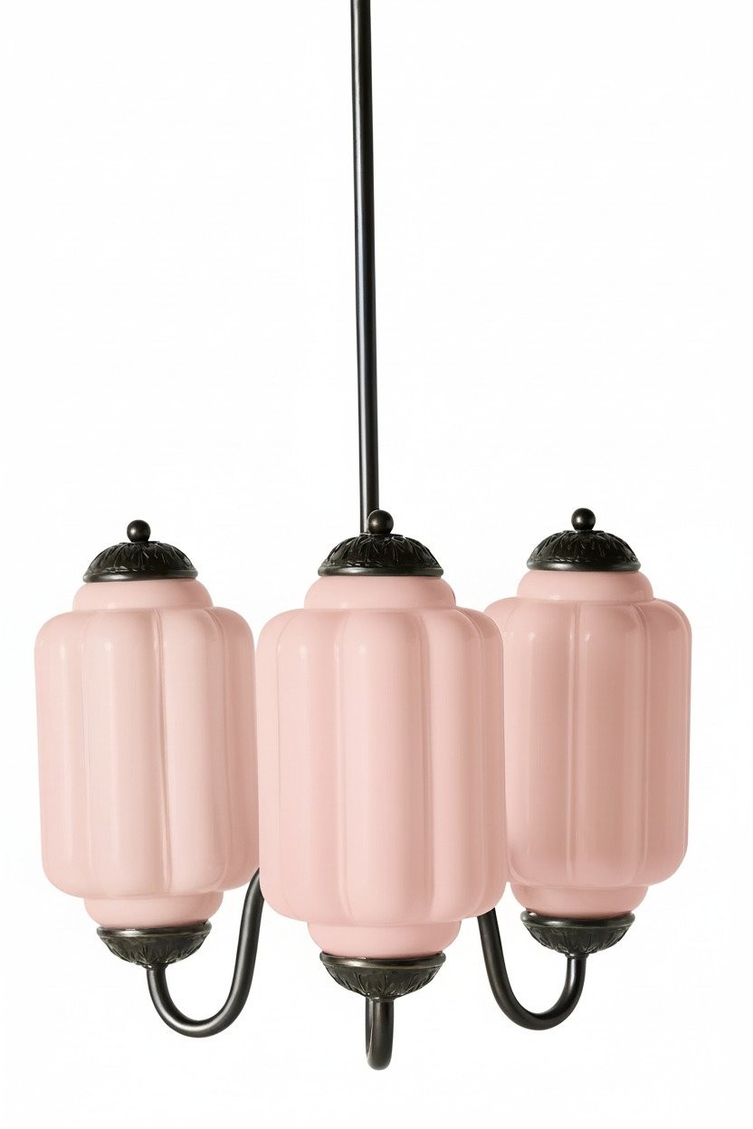 Eloise Vintage Glass Pumpkin Pendant Light - Decorative Lighting for Kitchen KL1453