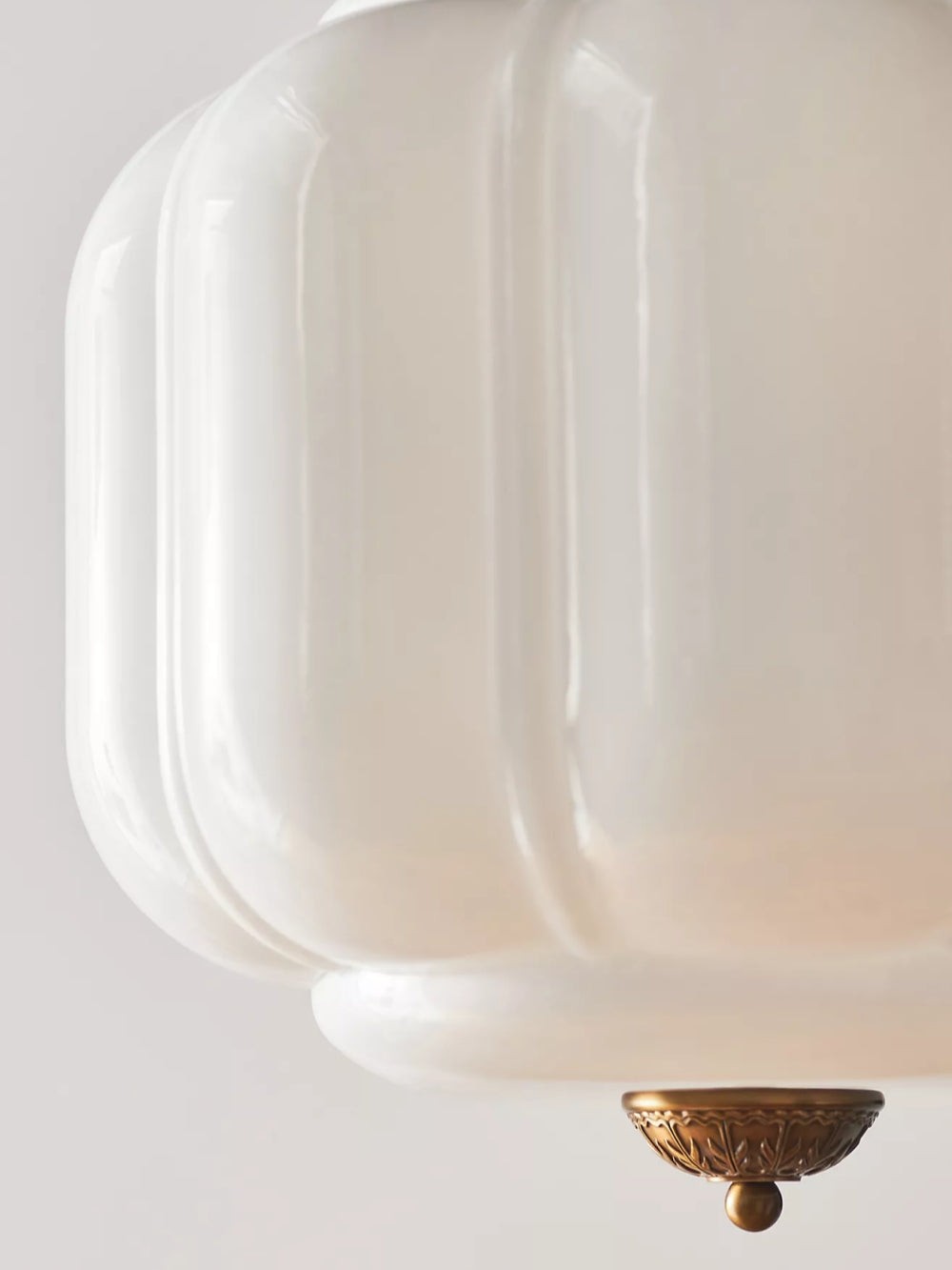 Vintage Eloise Opal Glass Pendant Light KL926