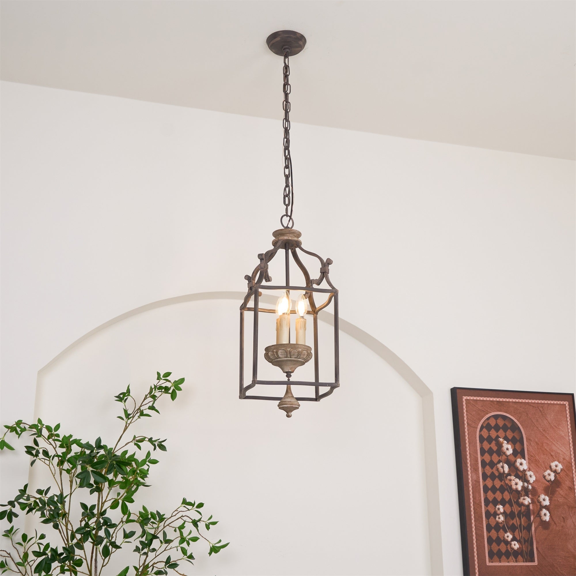 Traditional Birdcage Chandelier D525