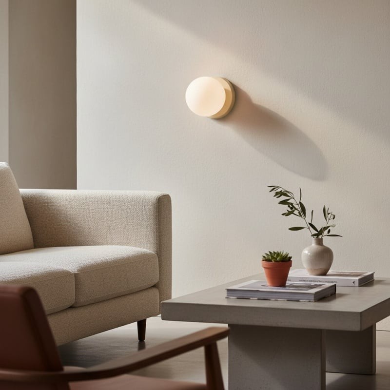 Nuevola Modern Glass Metal Wall Light - Artistic Accent Sconce for Cozy Nooks KL2089
