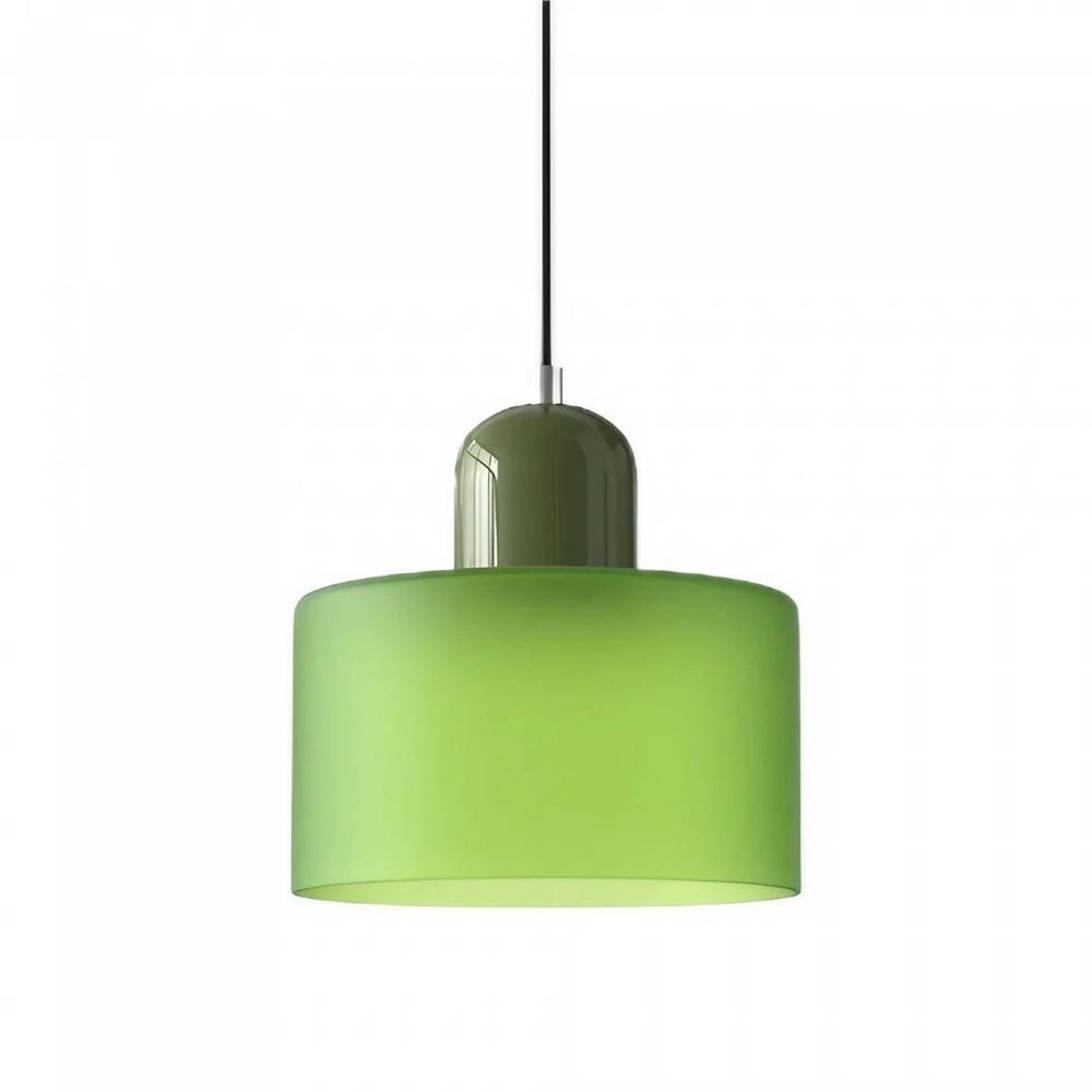 Morandi Cylinder Stained Glass Pendant Light KL17