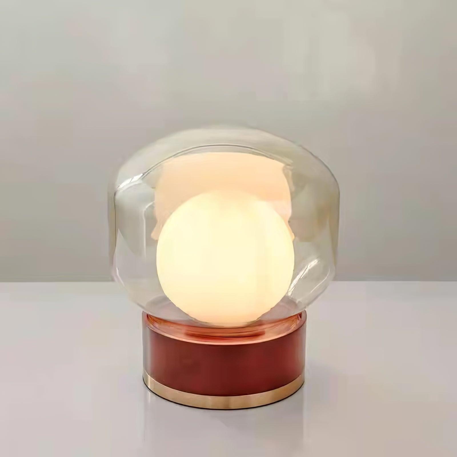 Simple Creative Wood Orb Table Lamp KL615