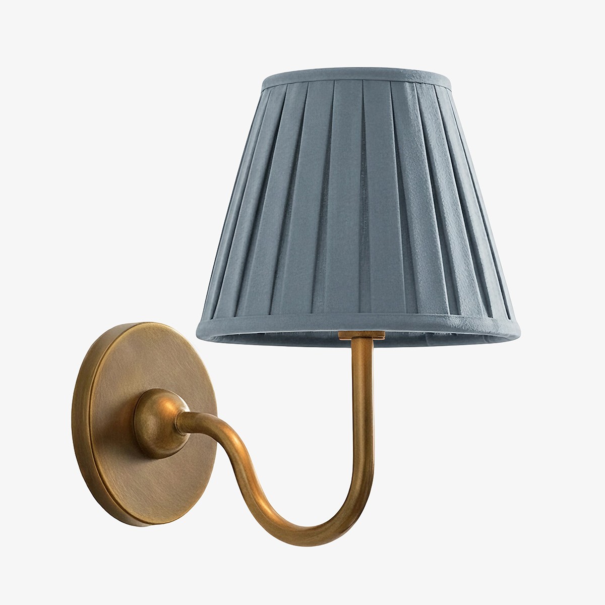 Luvora Vintage Pleated Shade Wall Lamp - Refined Linen Sconce For Bathroom or Corridor KL1272