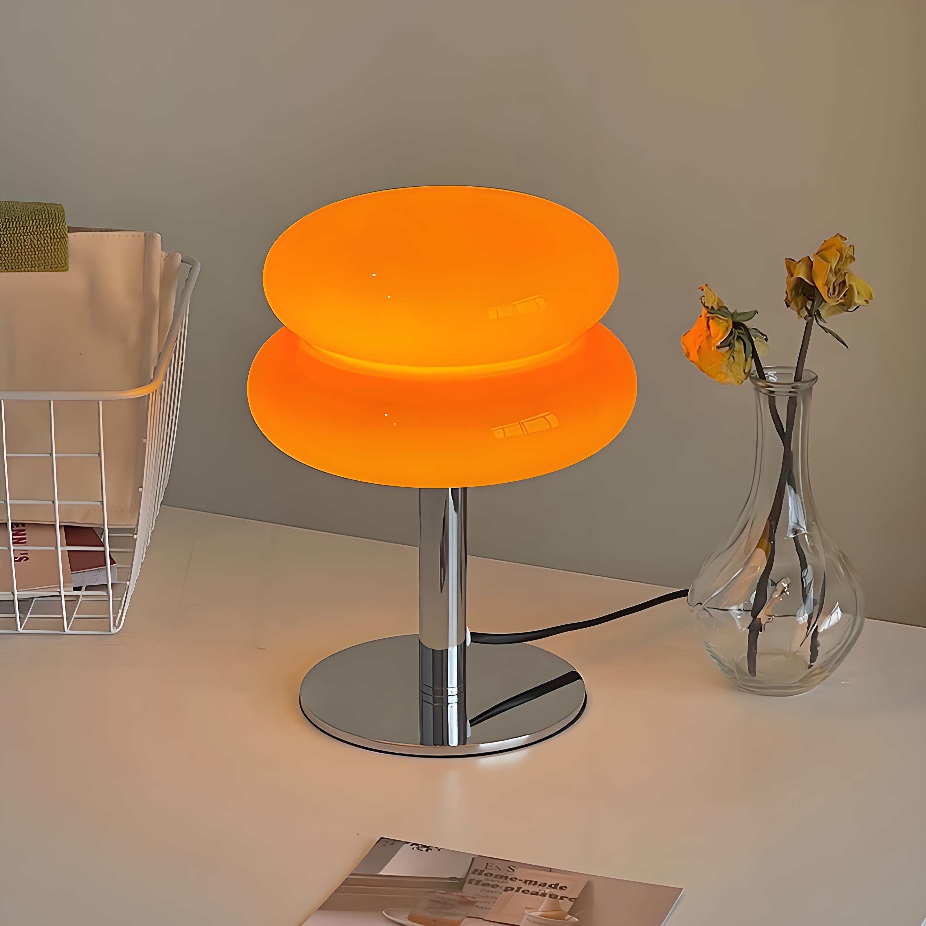Bauhaus Macaron Stained Glass Table Lamp