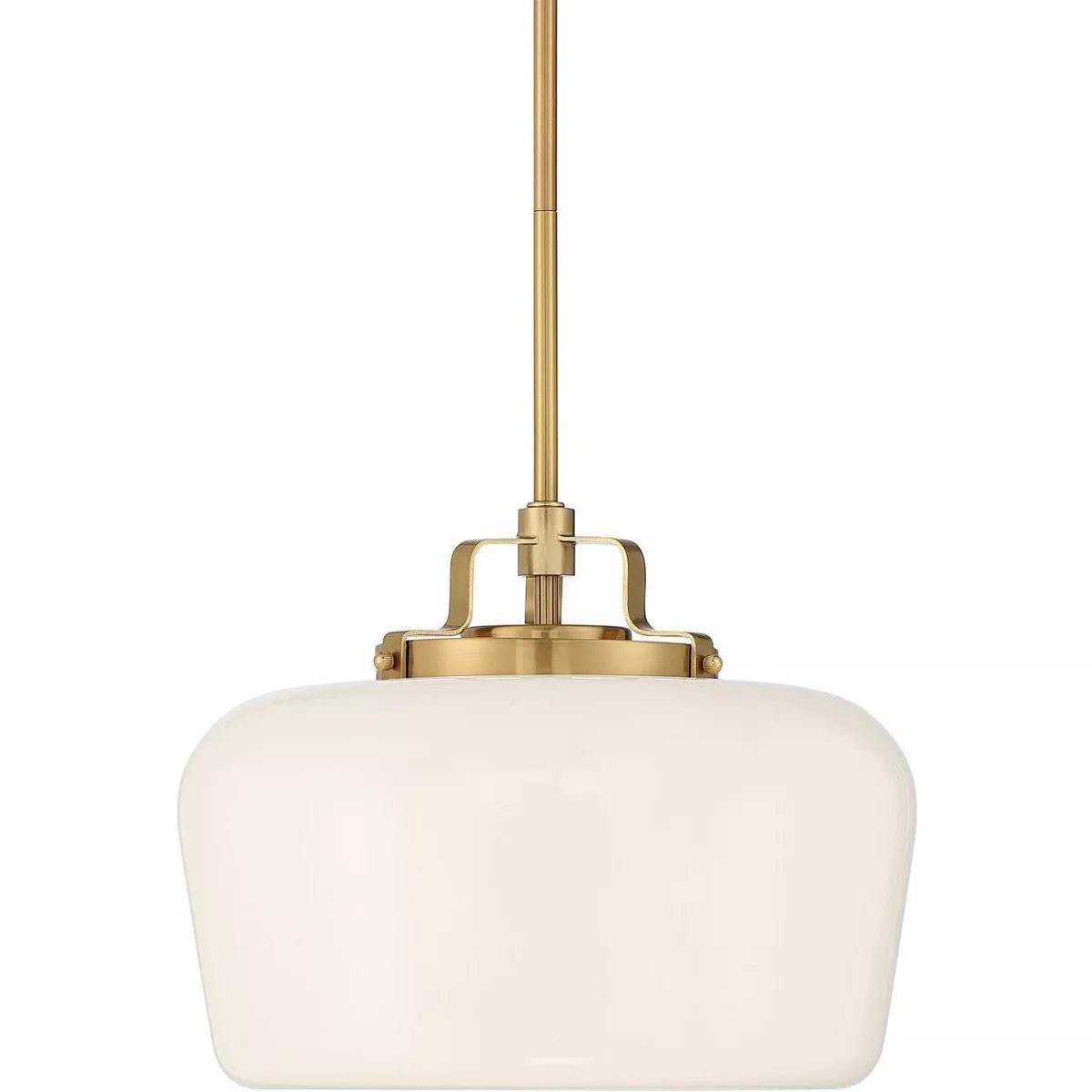 Lirra Minimalist Globe Pendant Light - Opal Glass Finish Lamp for Dining Area or Kitchen KL1714