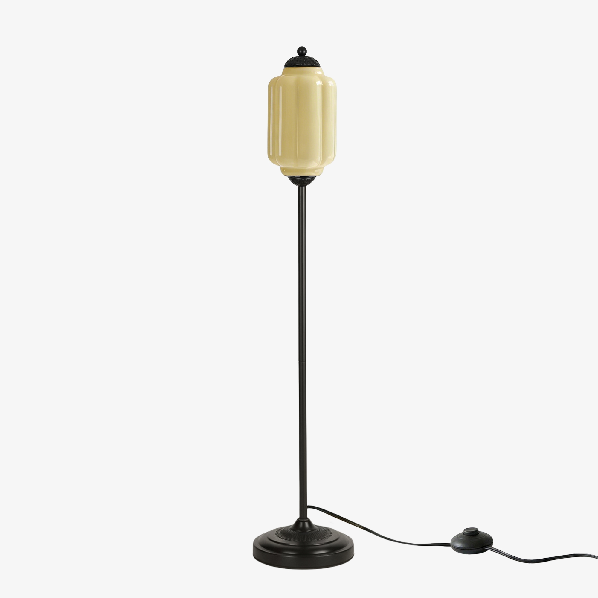 Eloise Artistic Textured Glass Floor Lamp - Elegant Lighting for Bedroom or Interior Space KL2330
