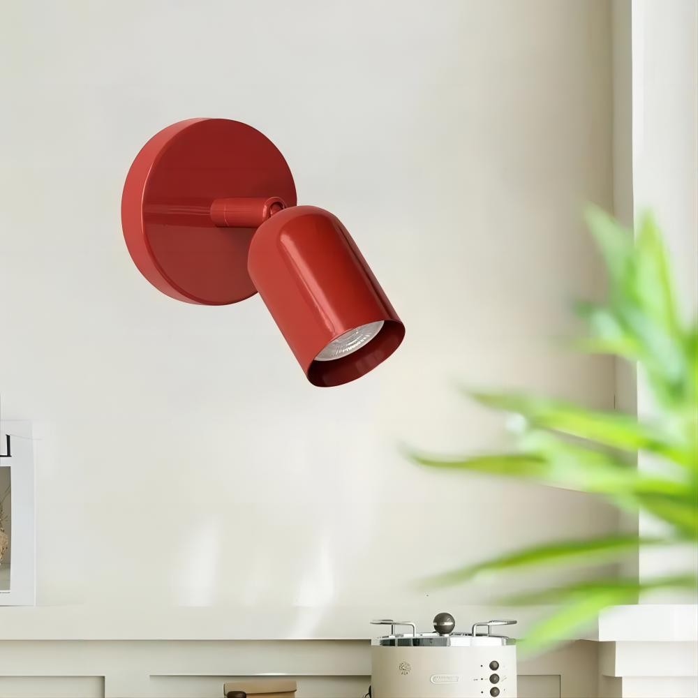 Colorful Bauhaus Cylinder Wall Lamp - Modern Ambient Light for Living Spaces KL15