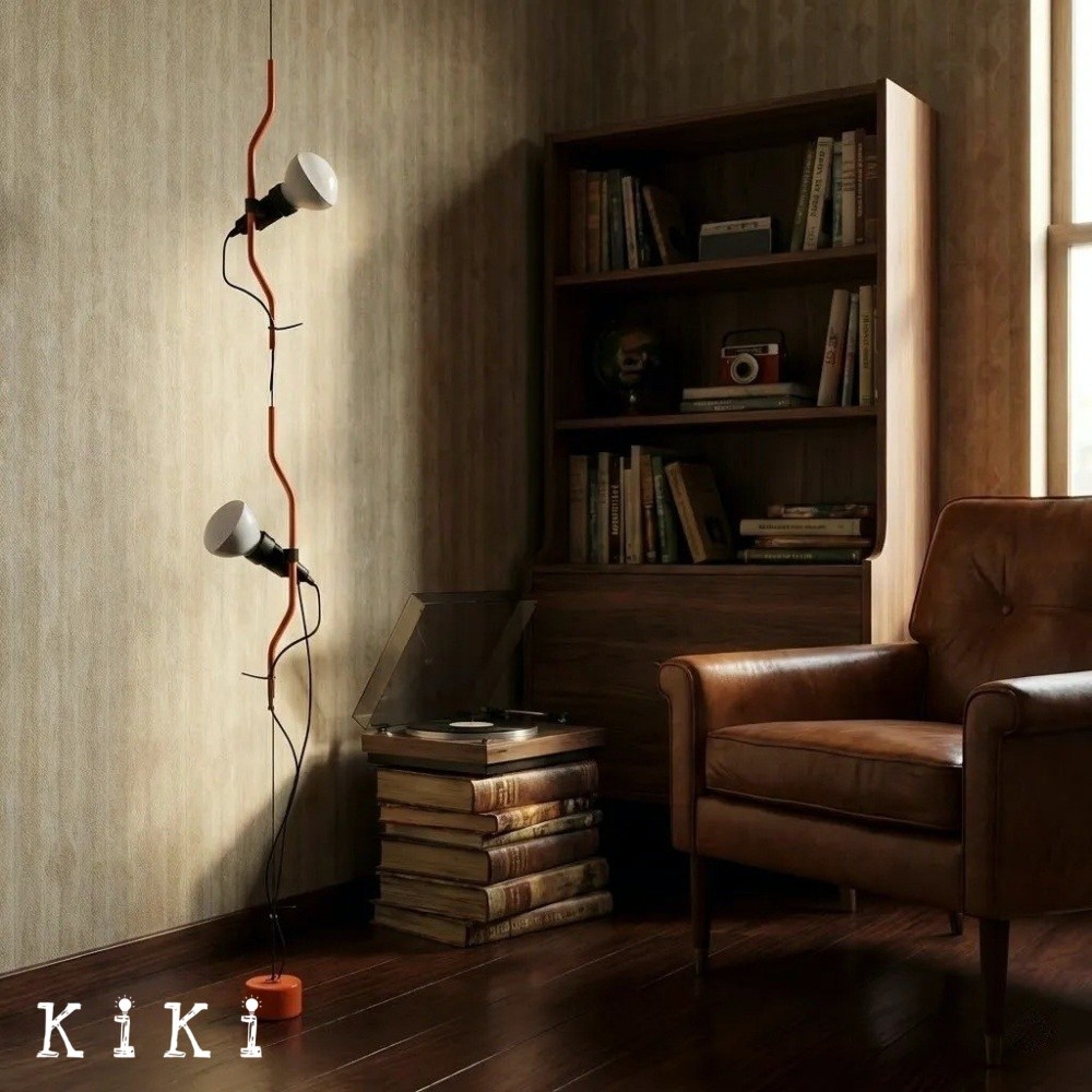 Parentesi Ceiling Lamp - Modern Adjustable Metal Pendant Light for Bedrooms