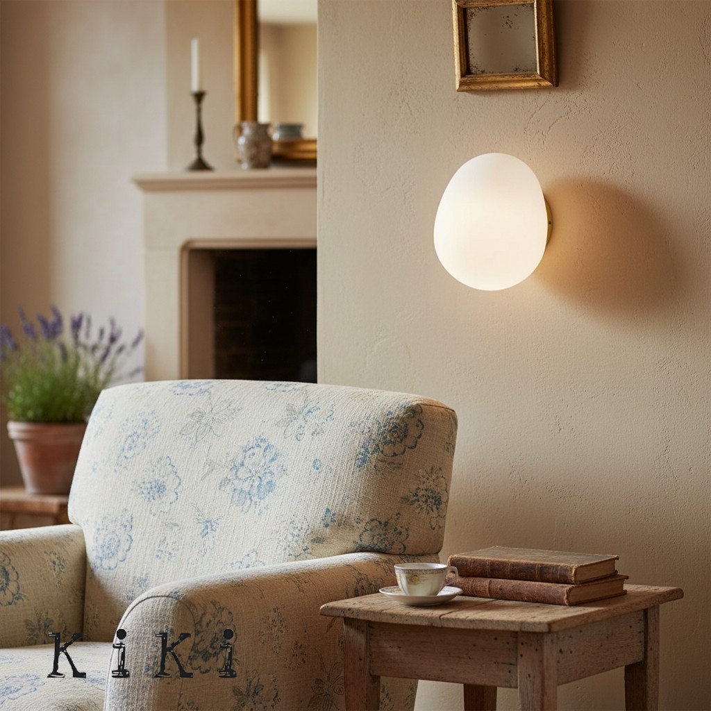 Gregg Wall Light Ceiling Light - Elegant White Shade for Home or Office Spaces