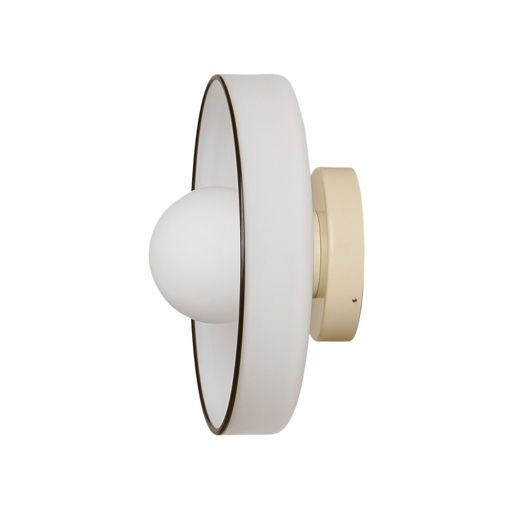 Kalo Round Glass Metal Base Wall Light Ceiling Light- Disc Orb Wall Sconce for Modern Interior KL922