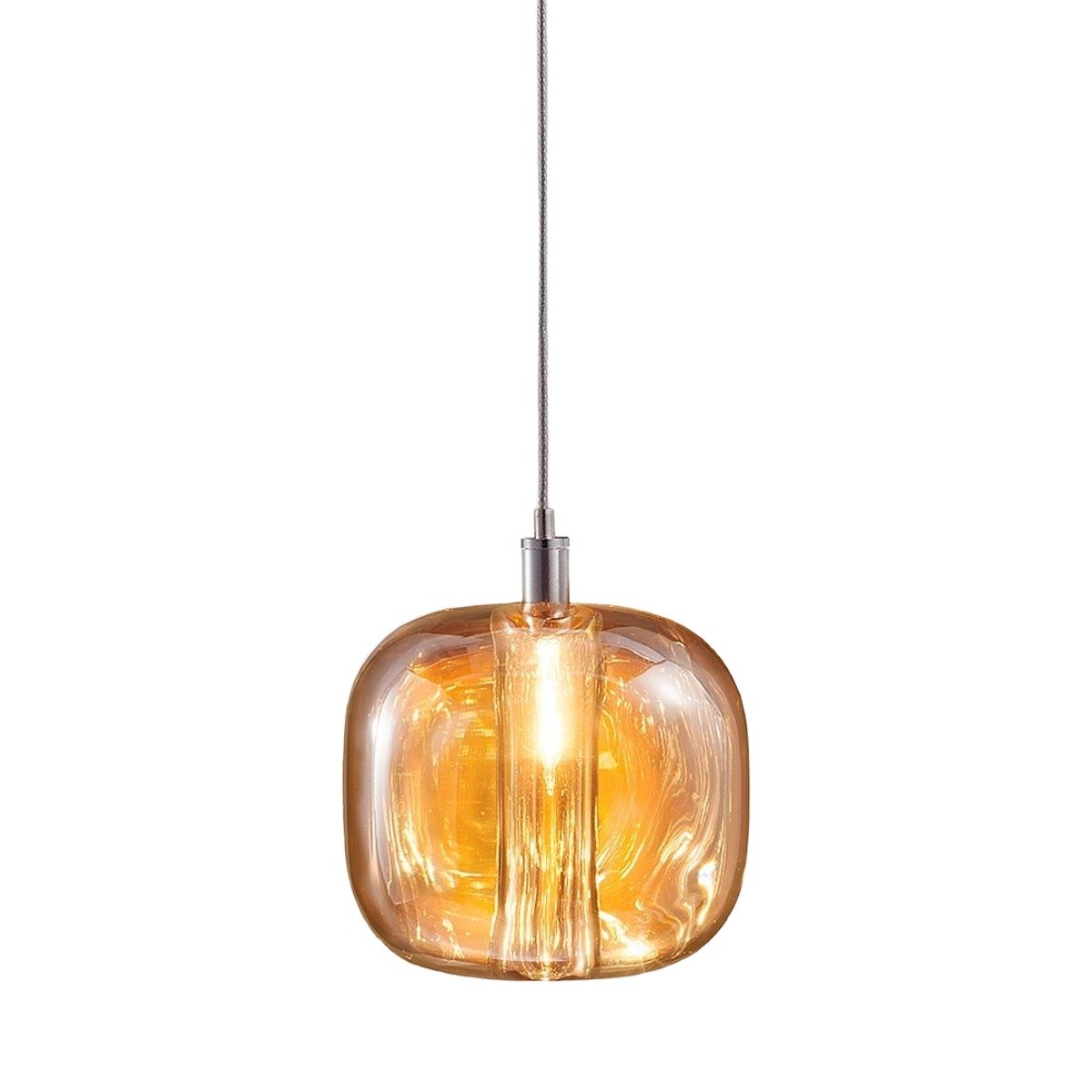 Spherical Glass Shade Chandelier