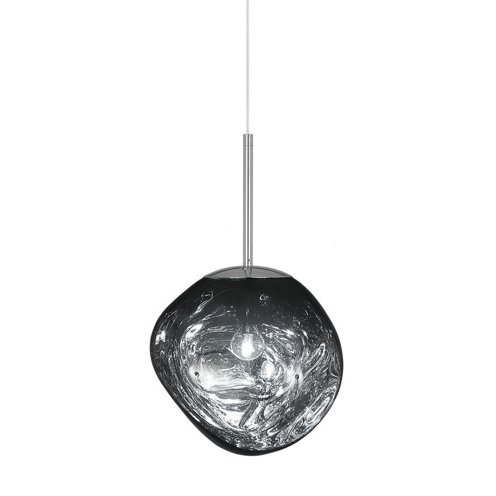 Glass Melt Pendant Light - Artistic Molten Pendant Light For Living Room And Dining Room