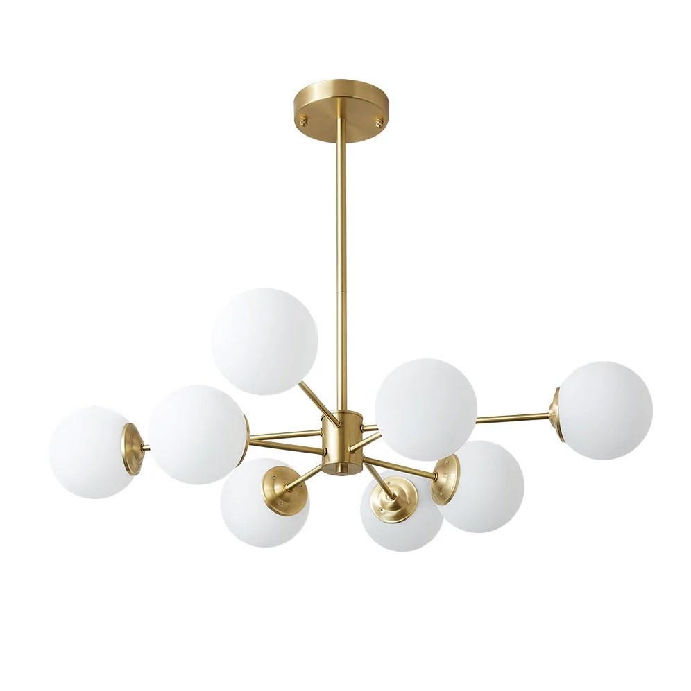 Golden And White Hanging Lamp