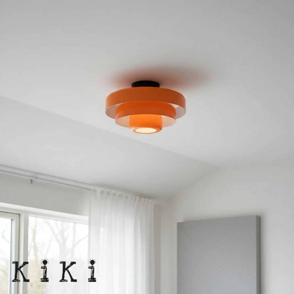 Three-Tier Bauhaus Ceiling Lamp - Bold Colors Ceiling Light for Bedroom or Lounge KL885