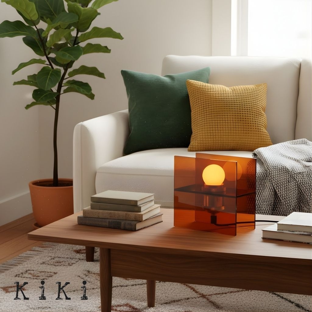 Sunset Glow Horizon Table Lamp - Contemporary Decorative Lighting for Home Interior Spaces KL2302