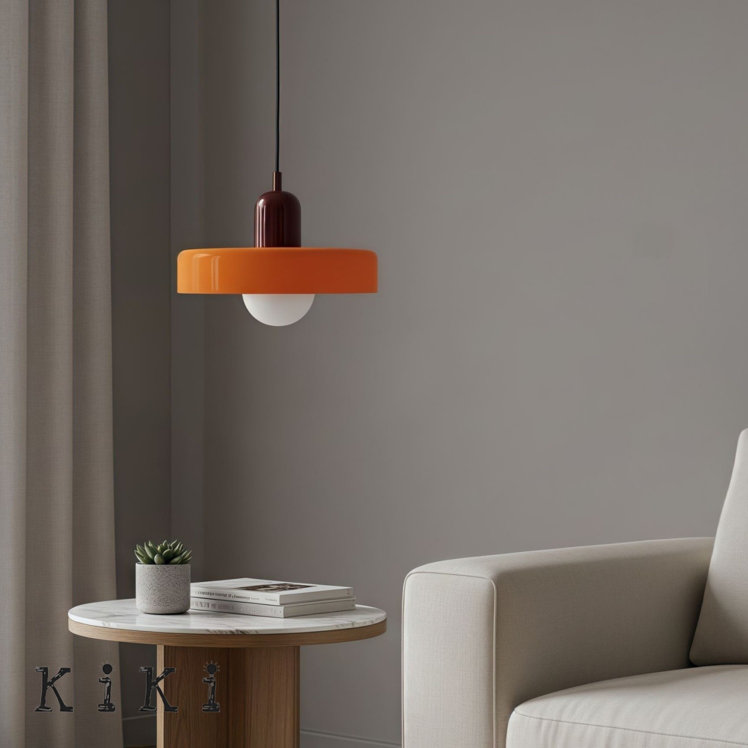 Disc Orb Pendant Light