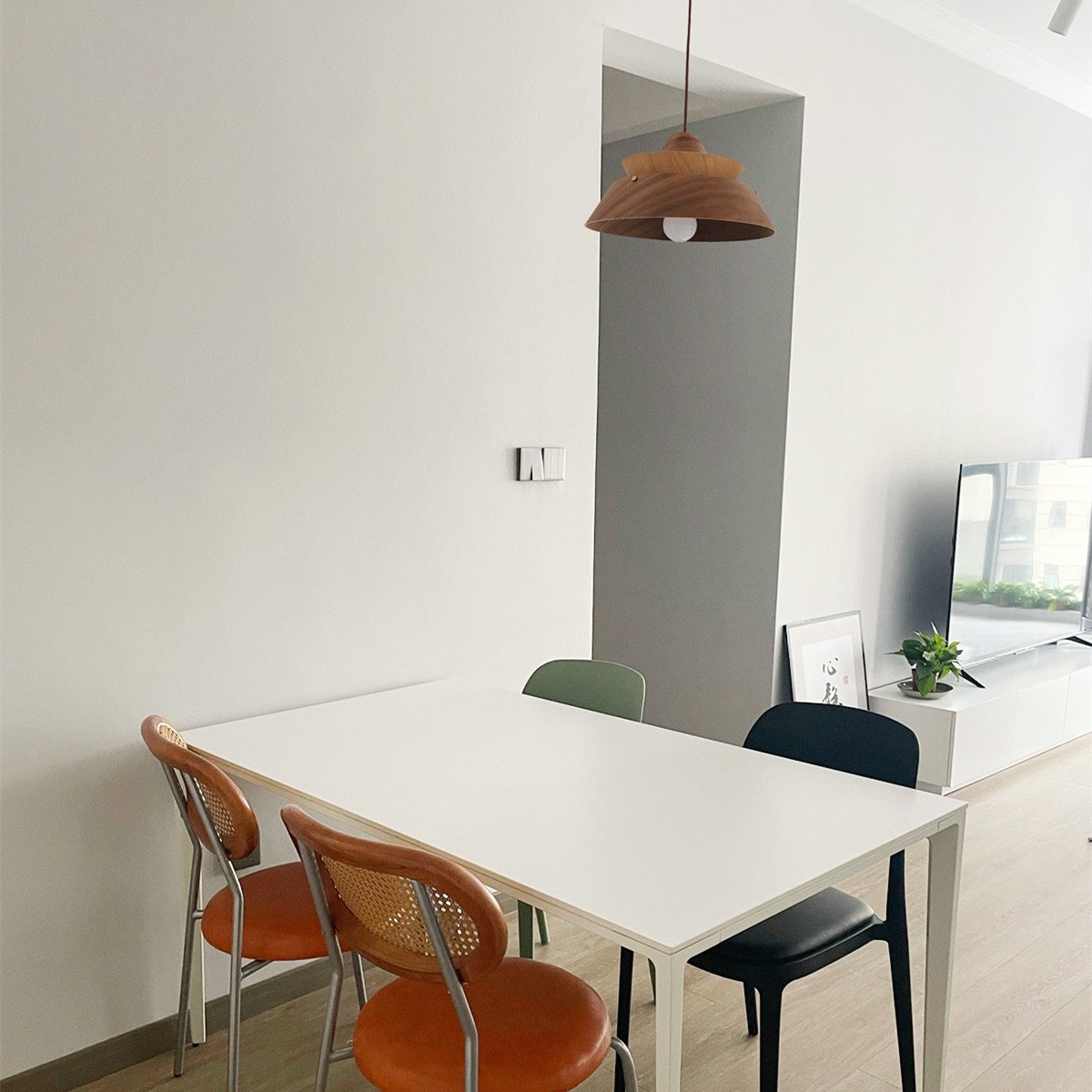 Nordic Wooden Pendant Light