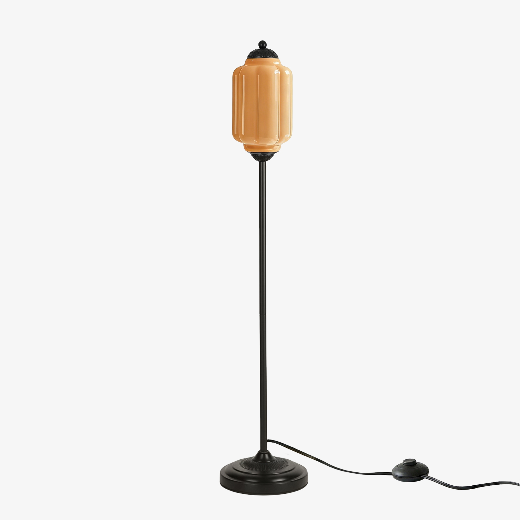 Eloise Artistic Textured Glass Floor Lamp - Elegant Lighting for Bedroom or Interior Space KL2330