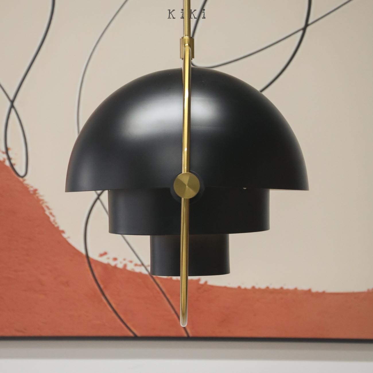 Multi-Lite Pendant Light - Layered Metal Pendant Lamp For Kitchen Island