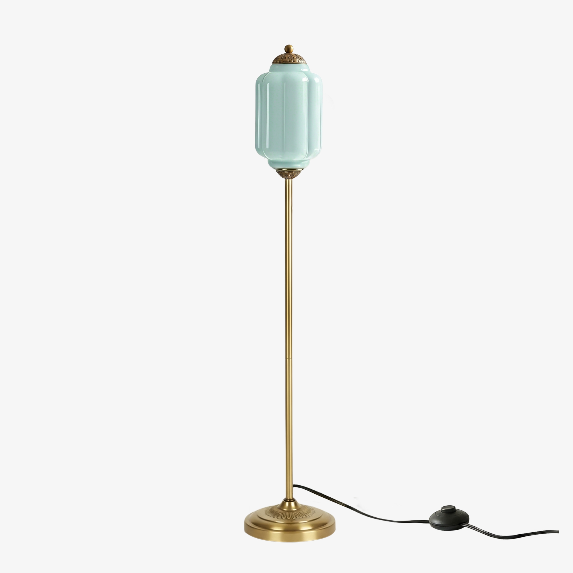 Eloise Artistic Textured Glass Floor Lamp - Elegant Lighting for Bedroom or Interior Space KL2330