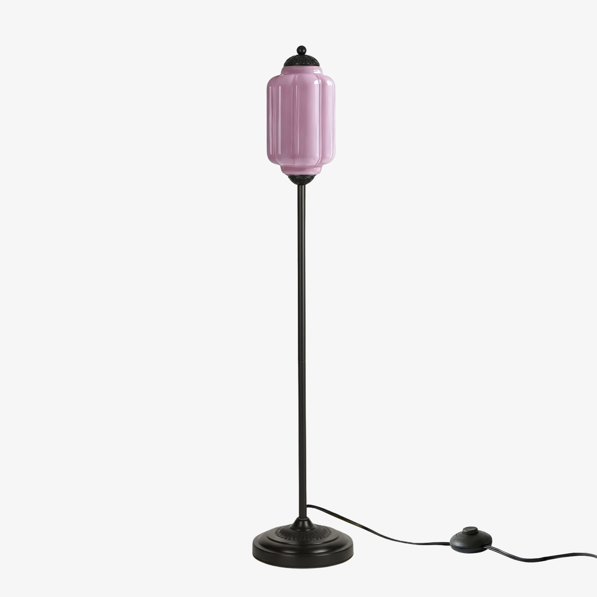 Eloise Artistic Textured Glass Floor Lamp - Elegant Lighting for Bedroom or Interior Space KL2330