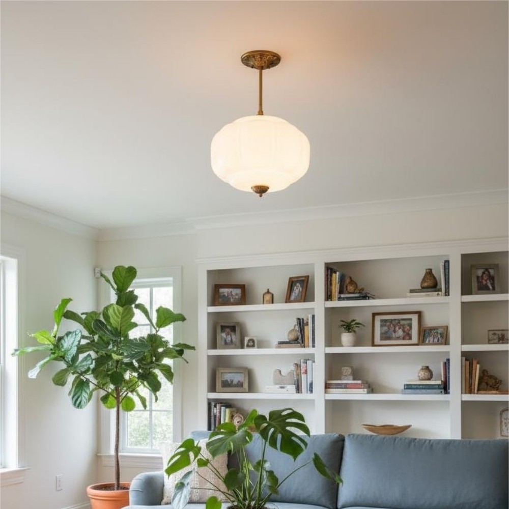 Retro Glass Eloise Pendant Light For Kitchen Island KL801