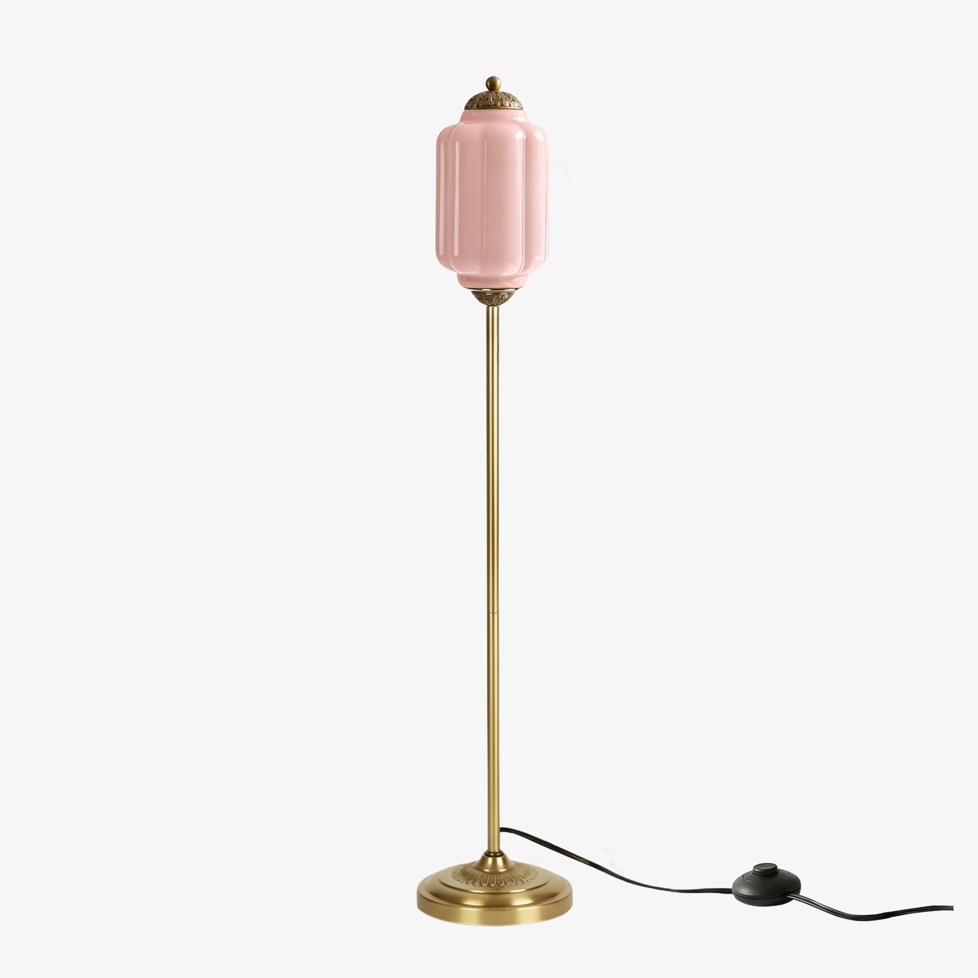 Eloise Artistic Textured Glass Floor Lamp - Elegant Lighting for Bedroom or Interior Space KL2330