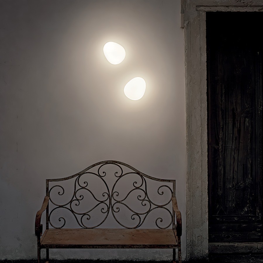Gregg Wall Light Ceiling Light - Elegant White Shade for Home or Office Spaces