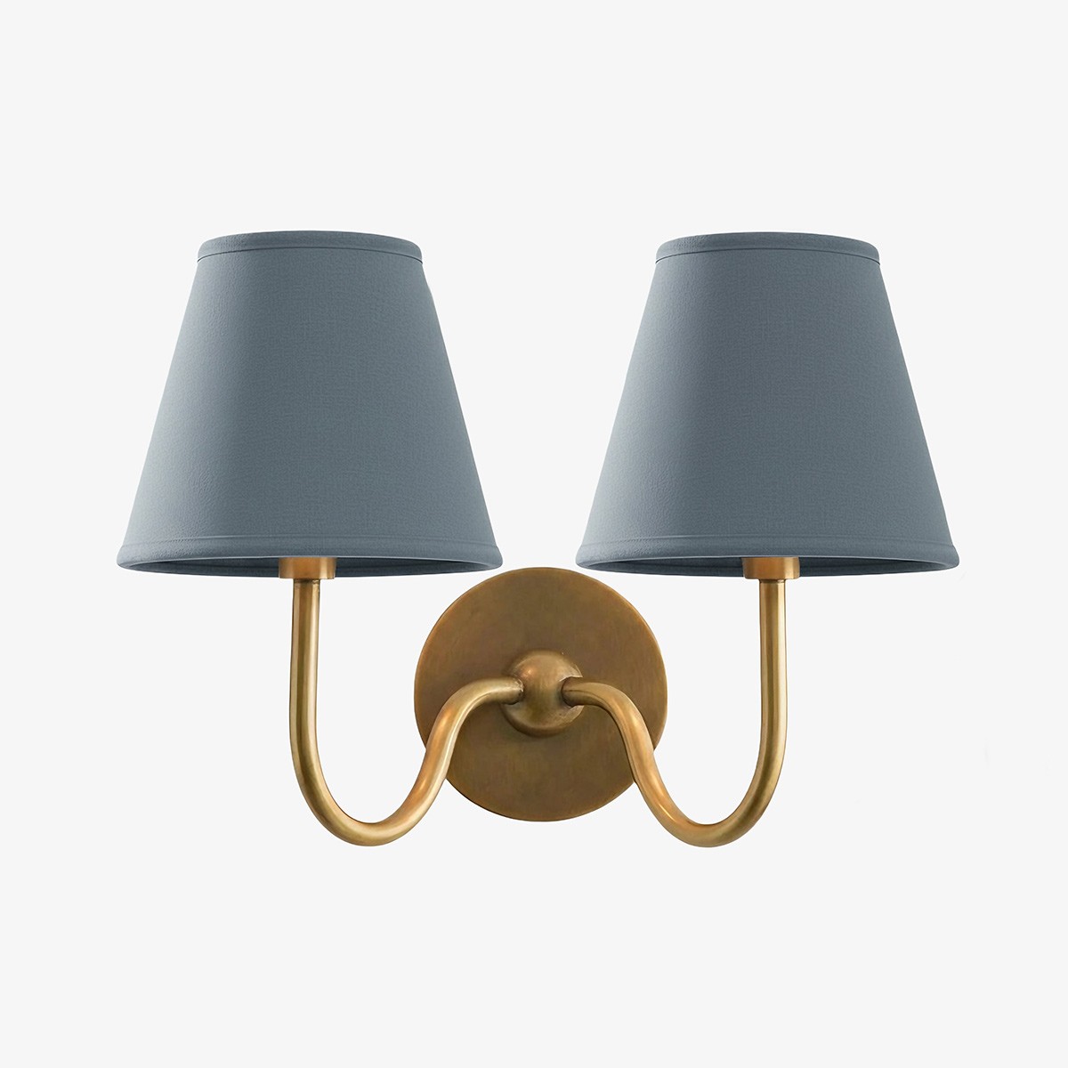 Luvora Vintage Pleated Shade Wall Lamp - Refined Linen Sconce For Bathroom or Corridor KL1272