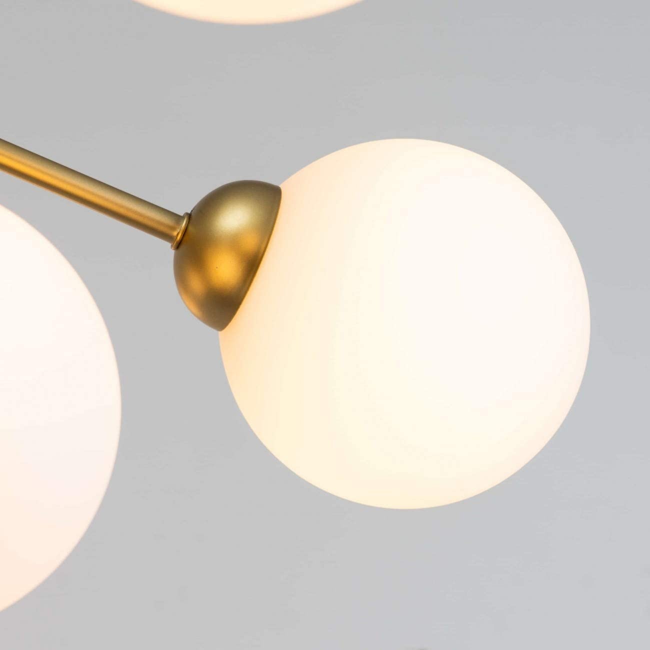 9 Ball Gold Chandelier