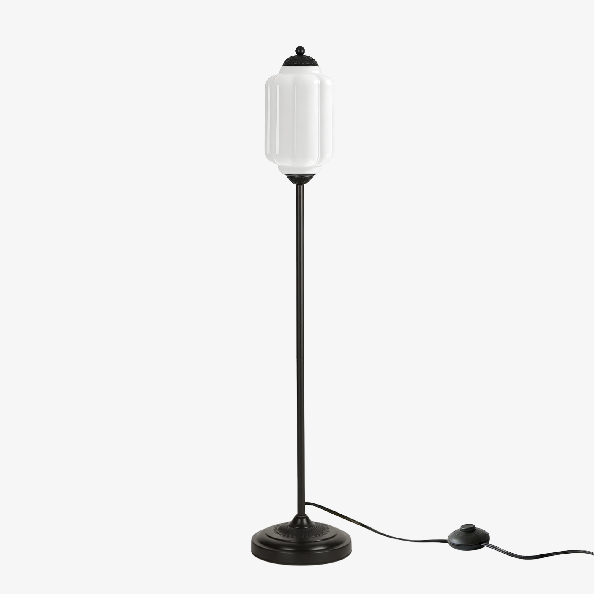 Eloise Artistic Textured Glass Floor Lamp - Elegant Lighting for Bedroom or Interior Space KL2330