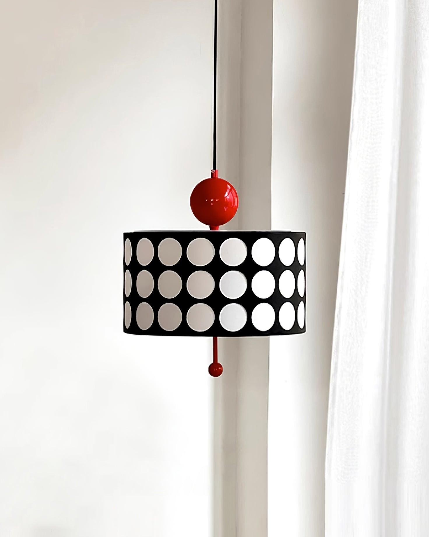Graphic Checkered Pendant Light - Retro Chic Style for Dining Room and Kitchen Island KL341