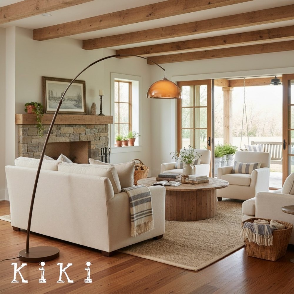 Afterglow Minimalist Floor Lamp - Elegant Standing Light for Bedroom and Living Room KL2140