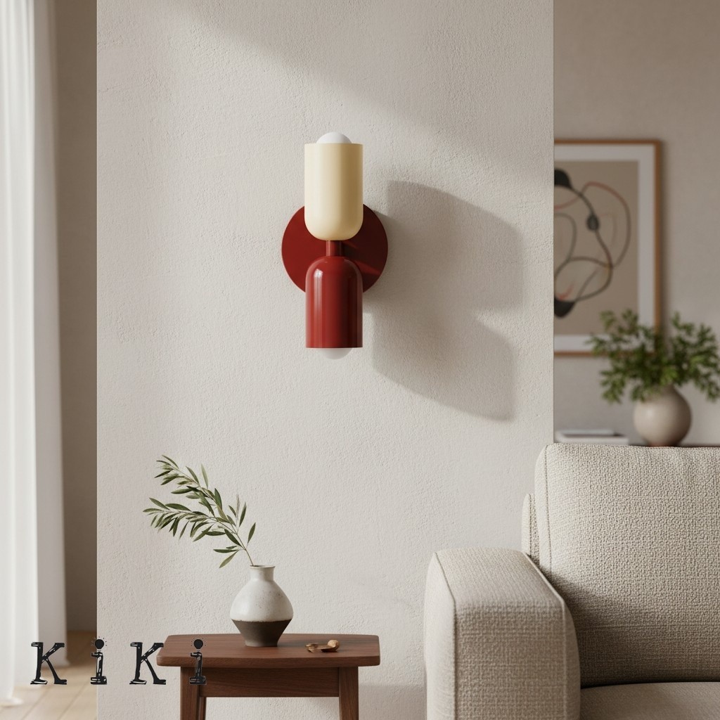 Metal Up Down Wall Sconce - Contemporary Colorful Wall Light for Hallway and Office