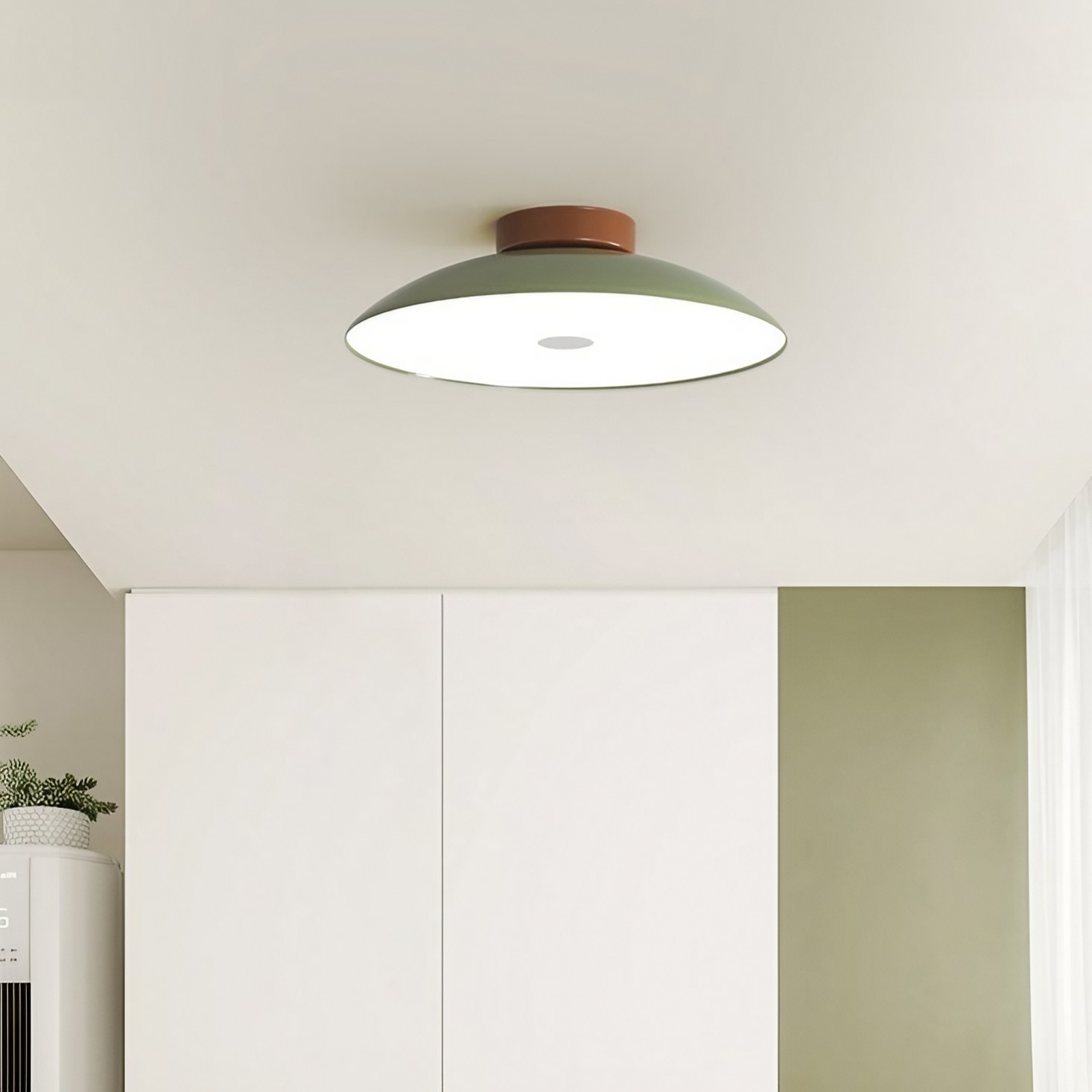 Nordic Cream Led Iron Aisle Ceiling Light KL194