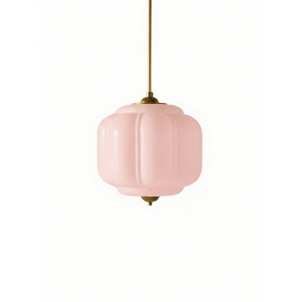 Vintage Eloise Opal Glass Pendant Light KL926