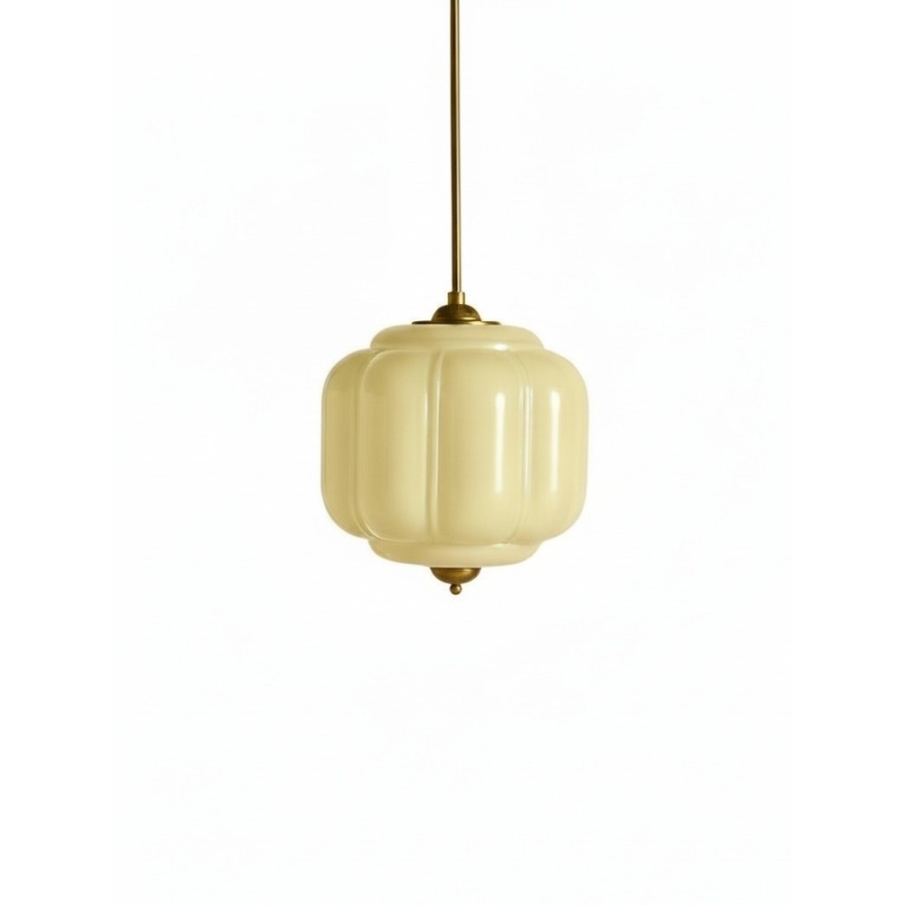 Vintage Eloise Opal Glass Pendant Light KL926