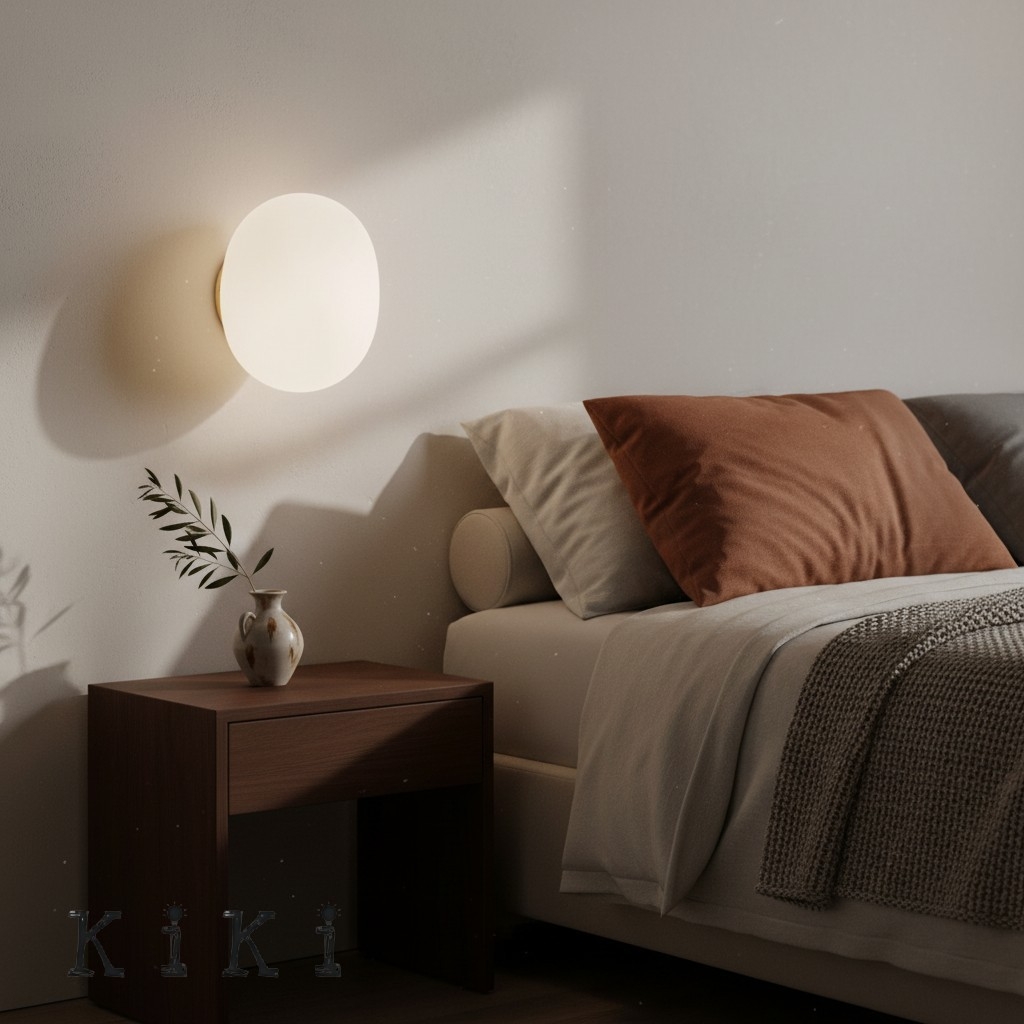 Gregg Wall Light Ceiling Light - Elegant White Shade for Home or Office Spaces