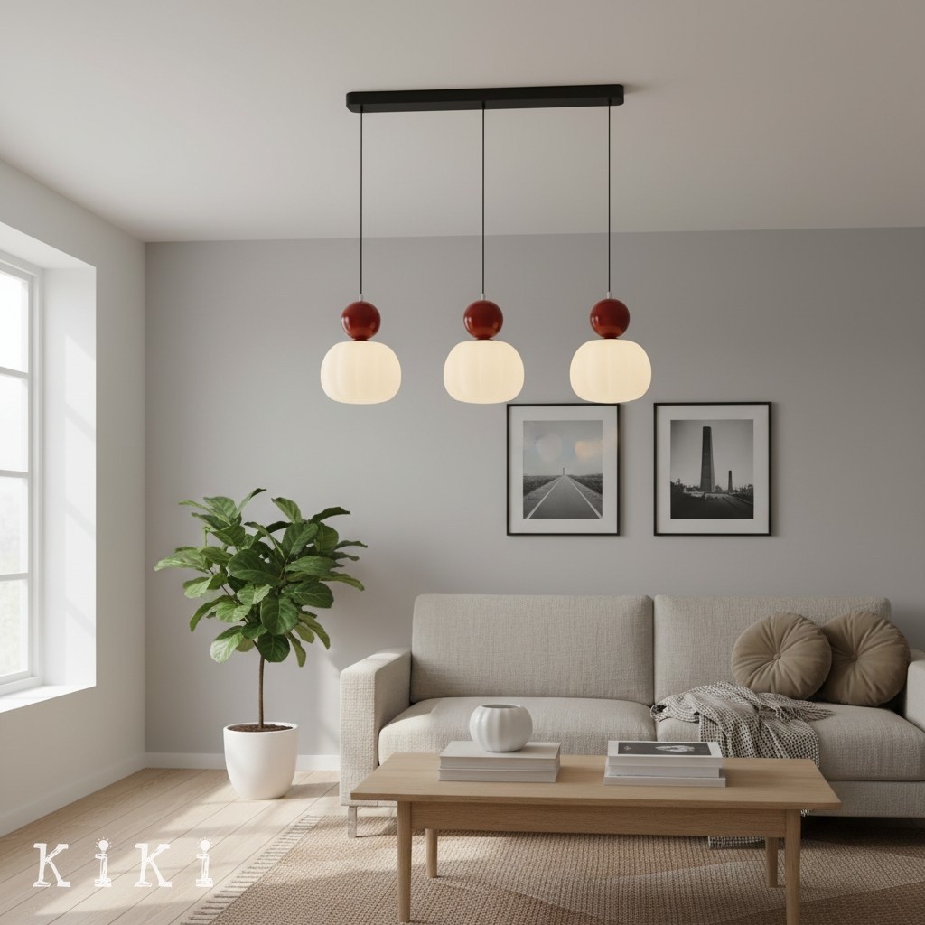 Ornavigo Modern Art Deco Pendant Light - Bauhaus Inspired Lighting for Kitchen Island KL09